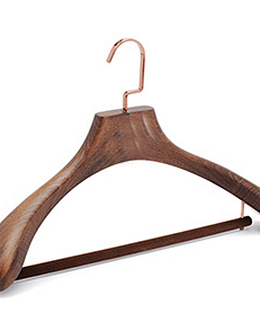 Ikea Style Non Slip Notches Shoulder Wooden Clothes Hangers Black White Color Xite Display